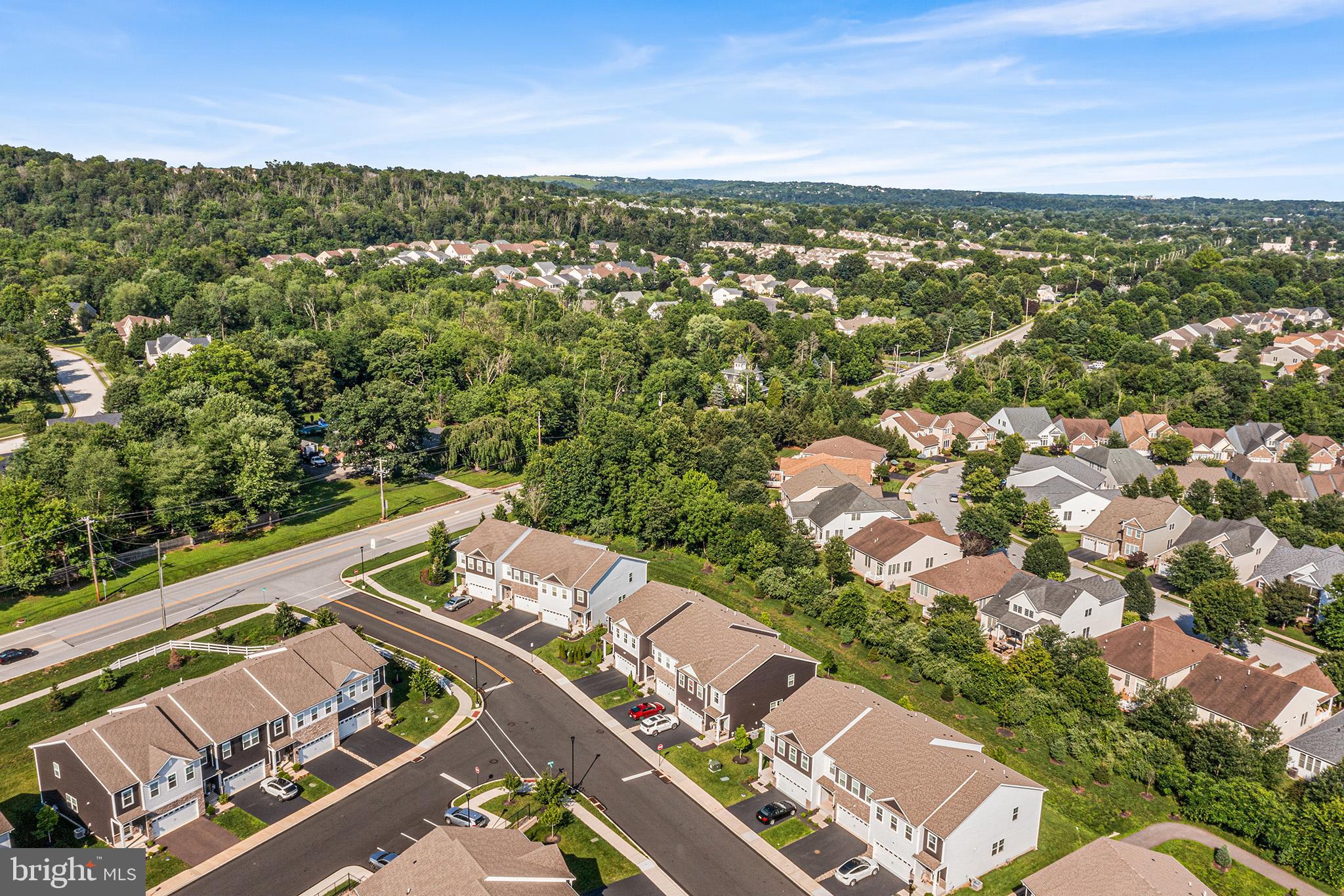 43 Hummingbird Lane Phoenixville, PA 19460 - Photo 41 of 44 an aerial view of a city with lots of residential buildings