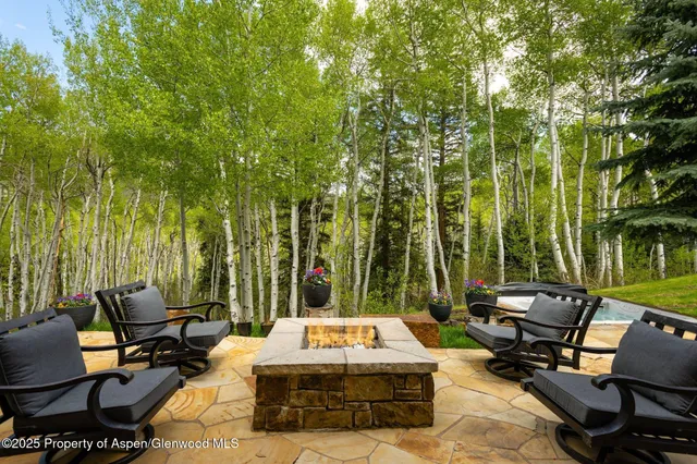 a view of a patio with a patio