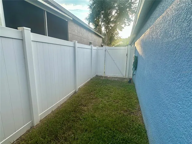 a view of a flower in a garden