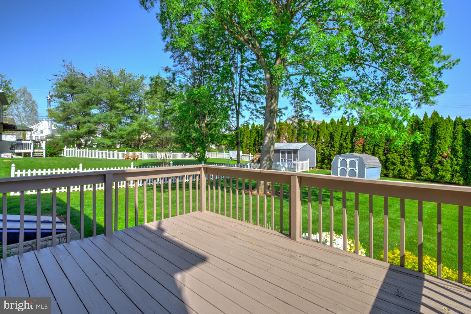 706 Rosemont Drive Lititz, PA 17543 - Photo 11 of 42 Sunny deck with lush backyard views.