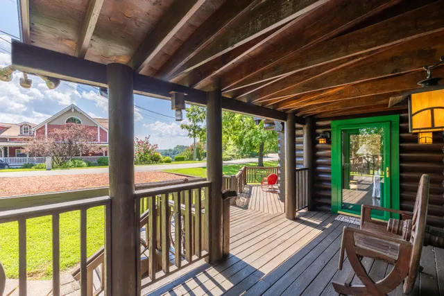 a large kitchen with lots of counter top space and stainless steel appliances