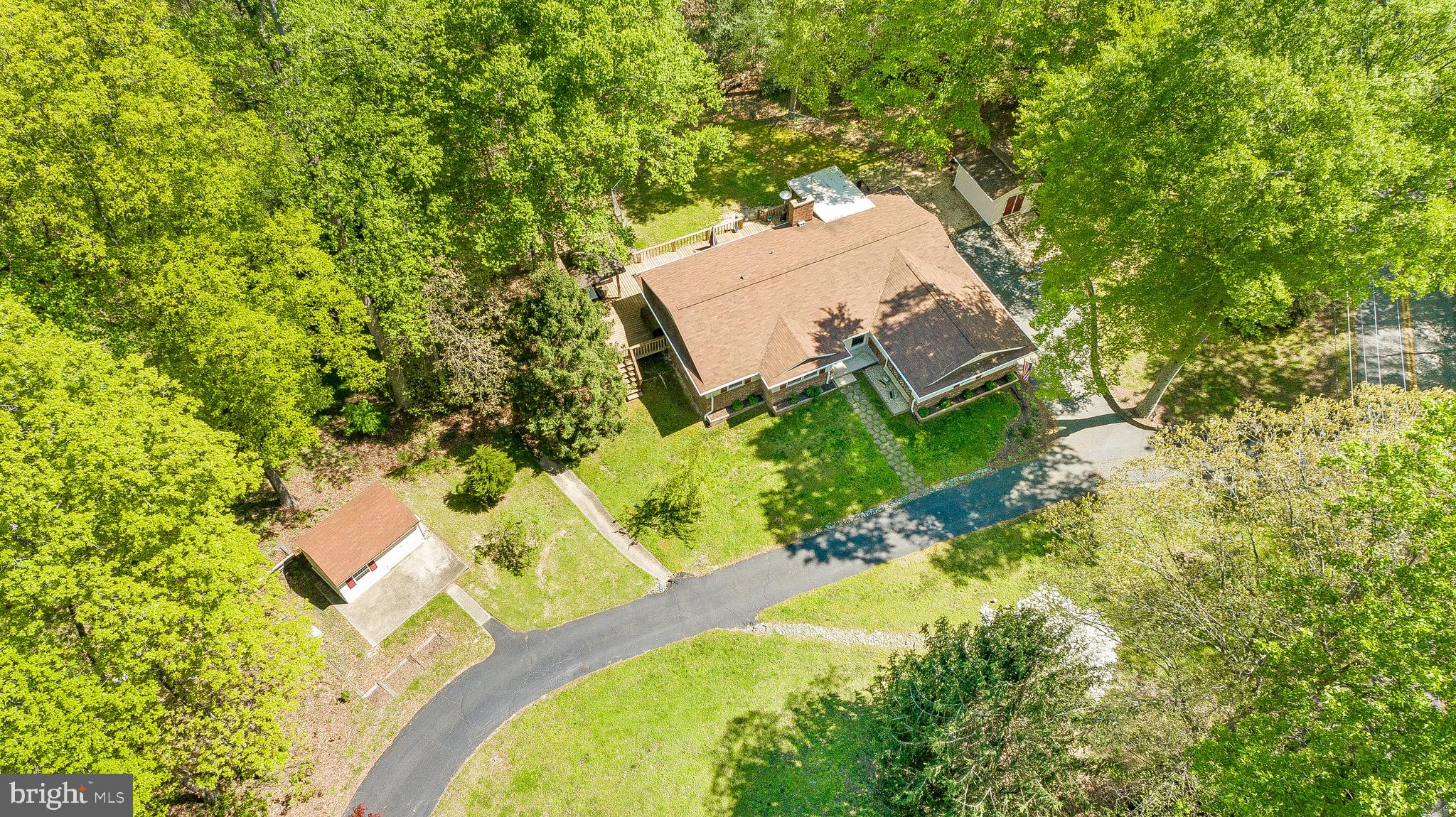 7290 Simms Landing Road Port Tobacco, MD 20677 - Photo 2 of 74 Property view with circular driveway