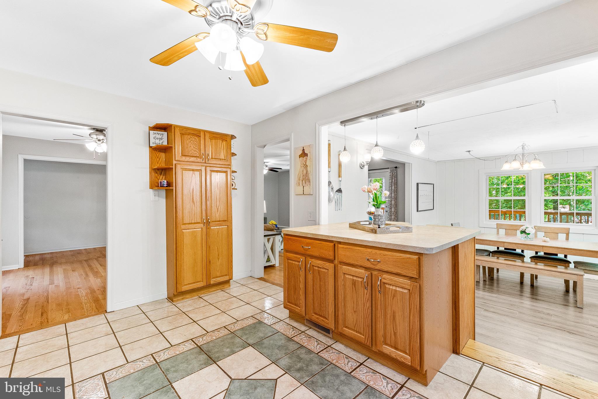 7290 Simms Landing Road Port Tobacco, MD 20677 - Photo 10 of 74 Kitchen w/ceramic tile floors & large island