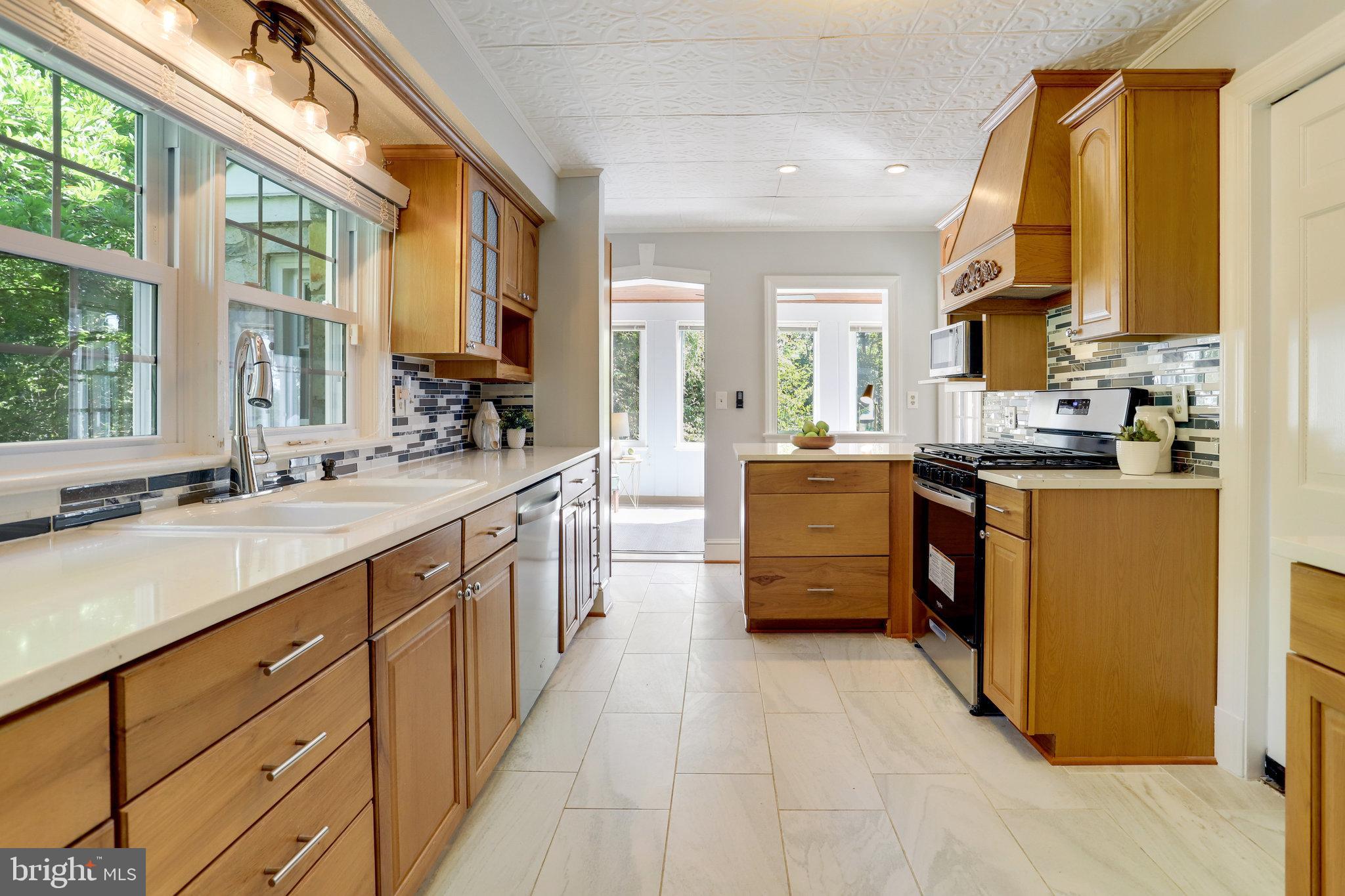 3424 Woodside Road Alexandria, VA 22310 - Photo 18 of 56 The renovated kitchen has plenty of caramel-hued