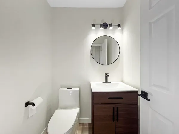 a bathroom with a sink and a toilet