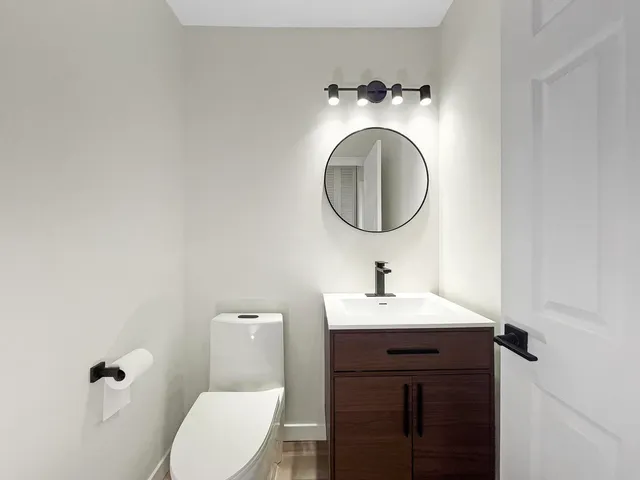 a bathroom with a sink and a toilet