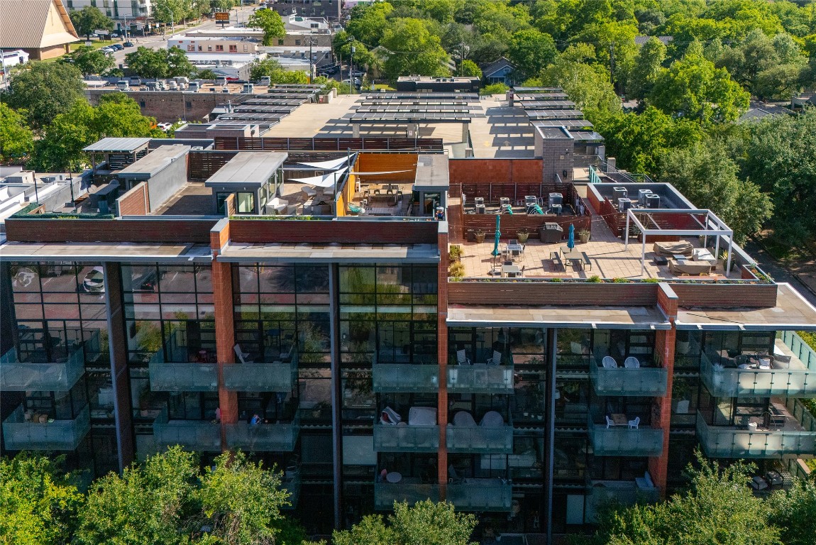 1401 Eva Street, Unit 406 Austin, TX 78704 - Photo 5 of 32 You'll love the views from this incredible rooftop on South Congress.