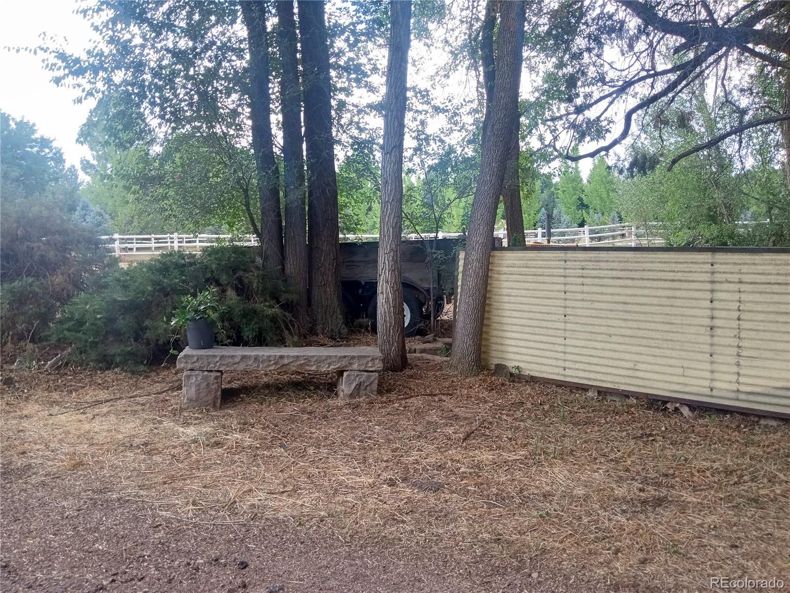 7150 South Platte Canyon Road Littleton, CO 80128 - Photo 8 of 37 a view of a room with a bench and a trees
