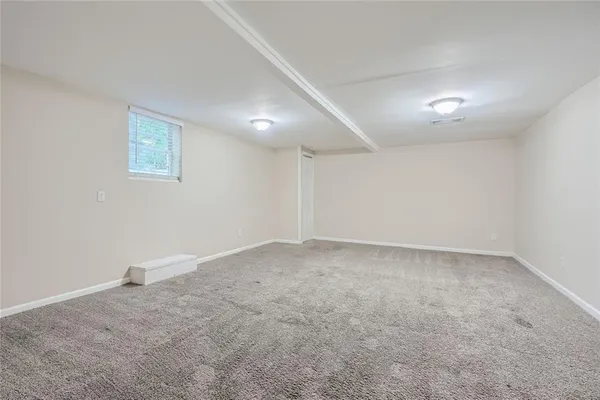 a view of empty room
