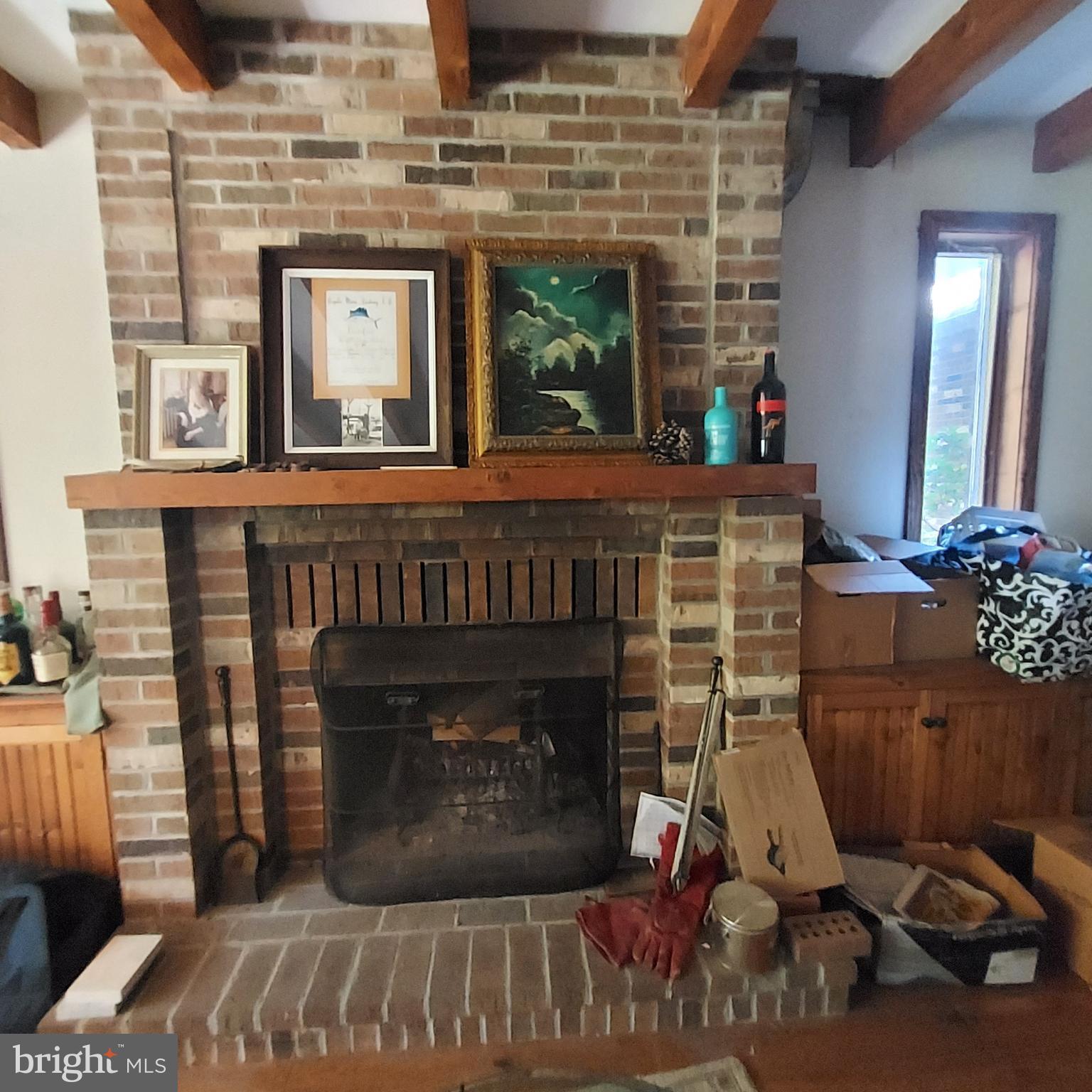 329 Pennington - Titusville Road Pennington, NJ 08534 - Photo 12 of 59 Wood burning fireplace in family room