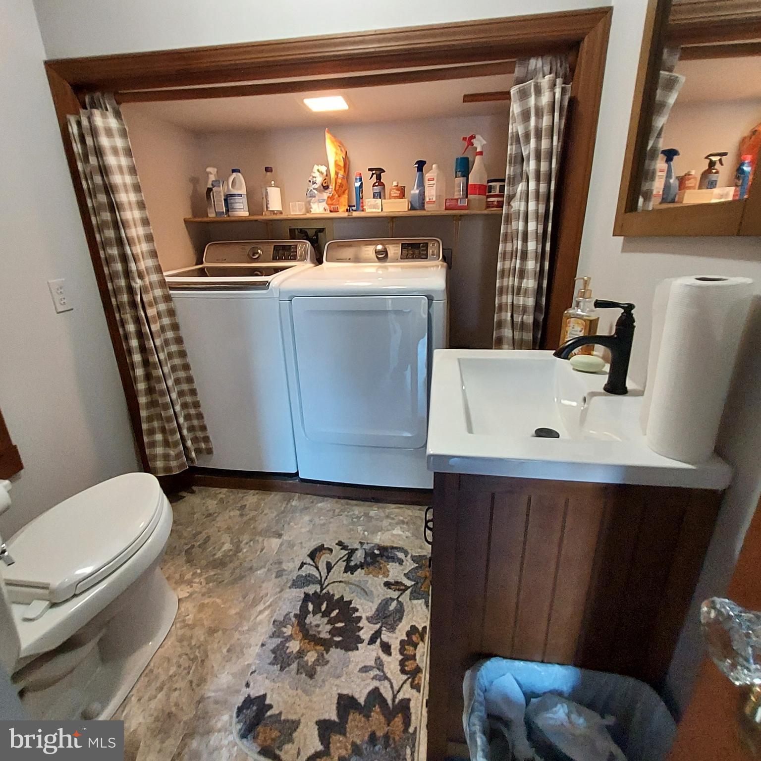 329 Pennington - Titusville Road Pennington, NJ 08534 - Photo 14 of 59 Laundry in 1st floor bath