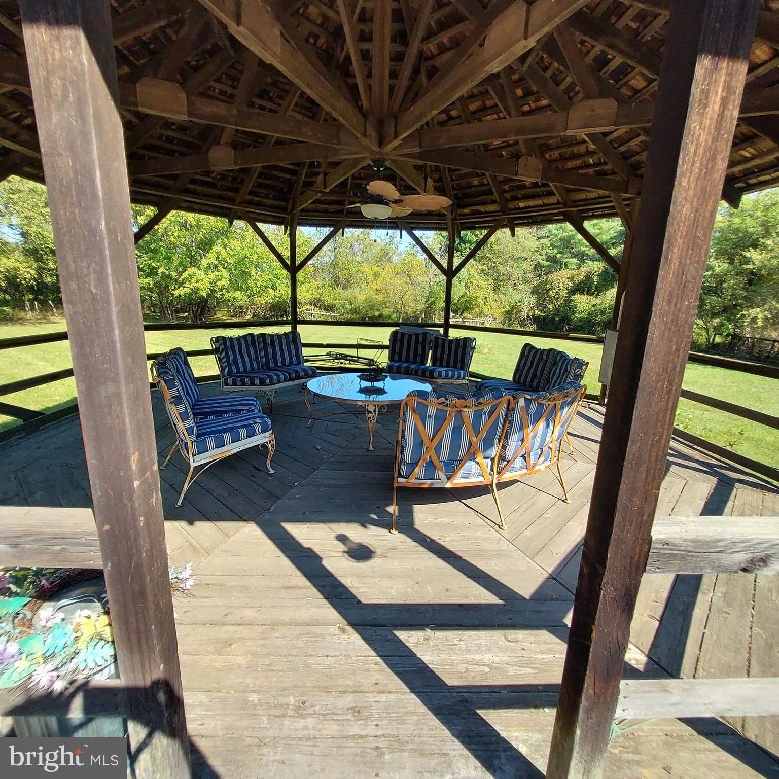 329 Pennington - Titusville Road Pennington, NJ 08534 - Photo 43 of 59 Large gazebo w/ceiling fan