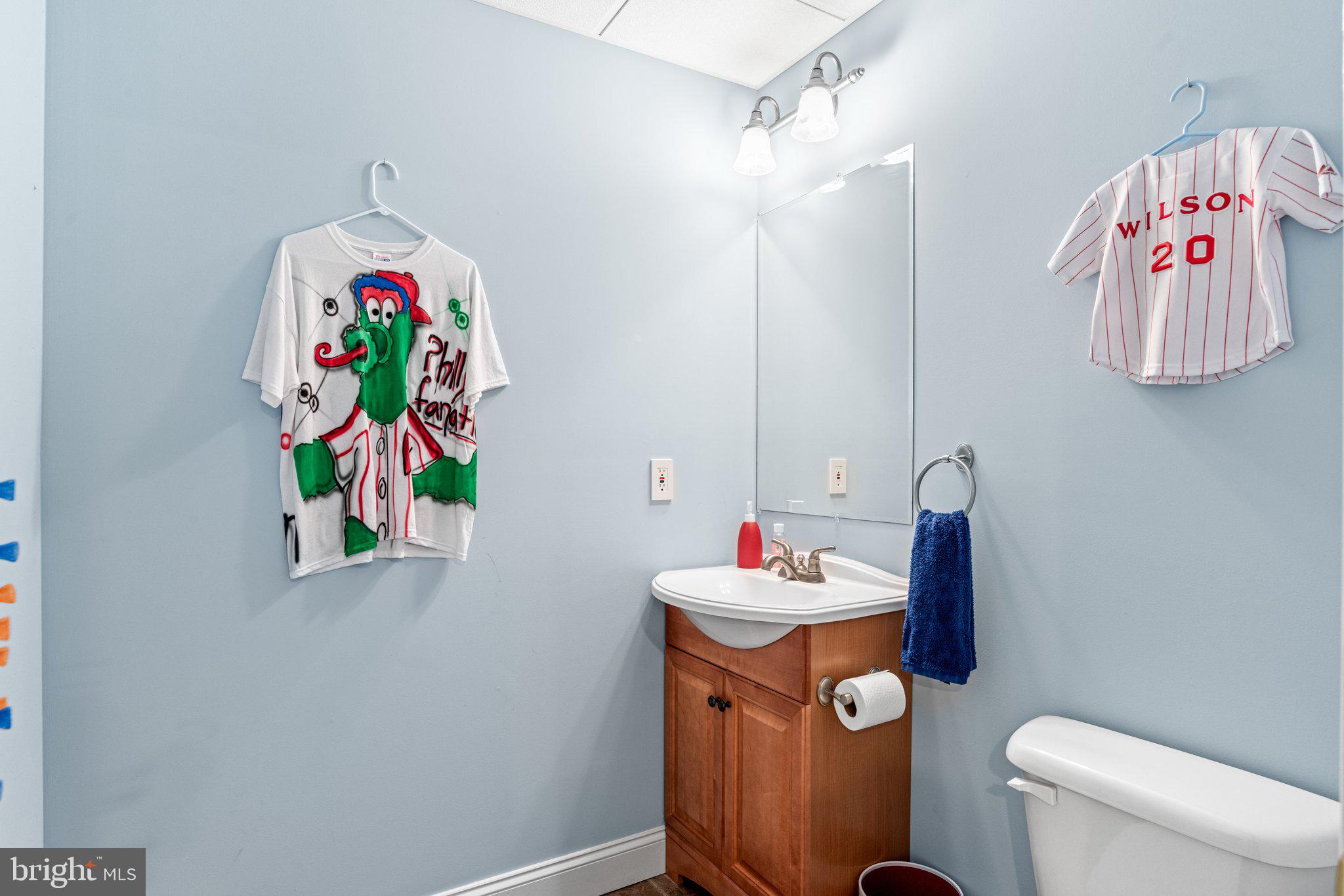 159 Dividing Ridge Road Halifax, PA 17032 - Photo 45 of 57 a bathroom with a sink a toilet and a curtain