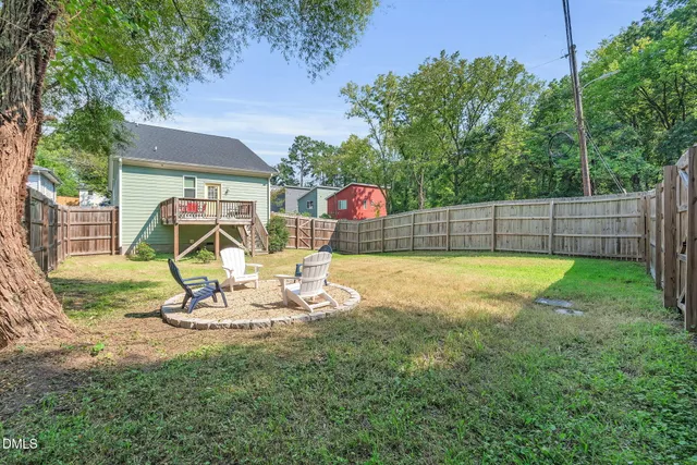 a view of a park with slide