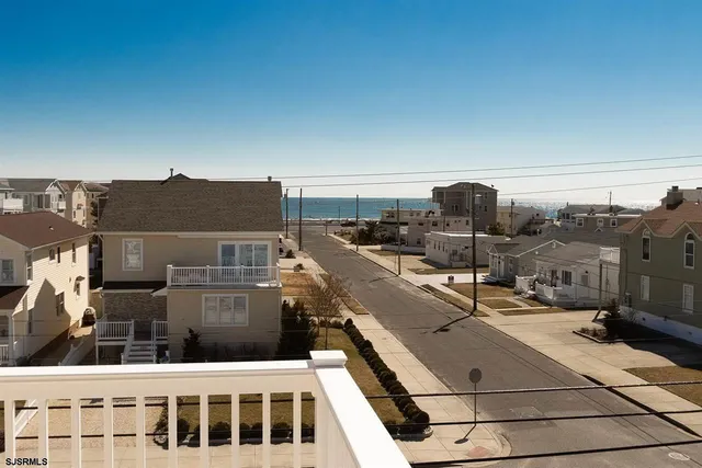 a view of city from balcony