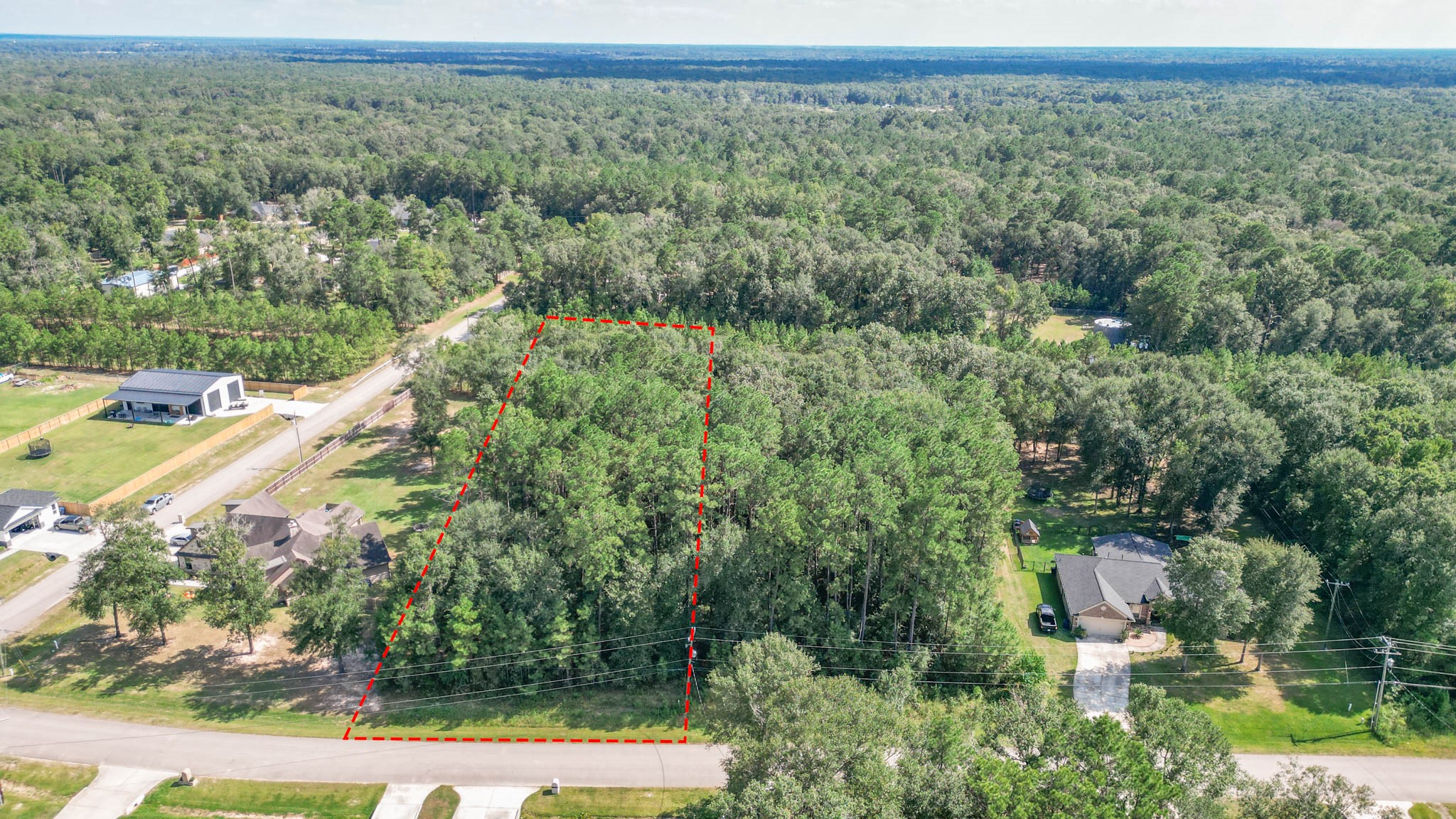 27538 Rio Blanco Drive Splendora, TX 77372 - Photo 17 of 18 an aerial view of a house with a yard