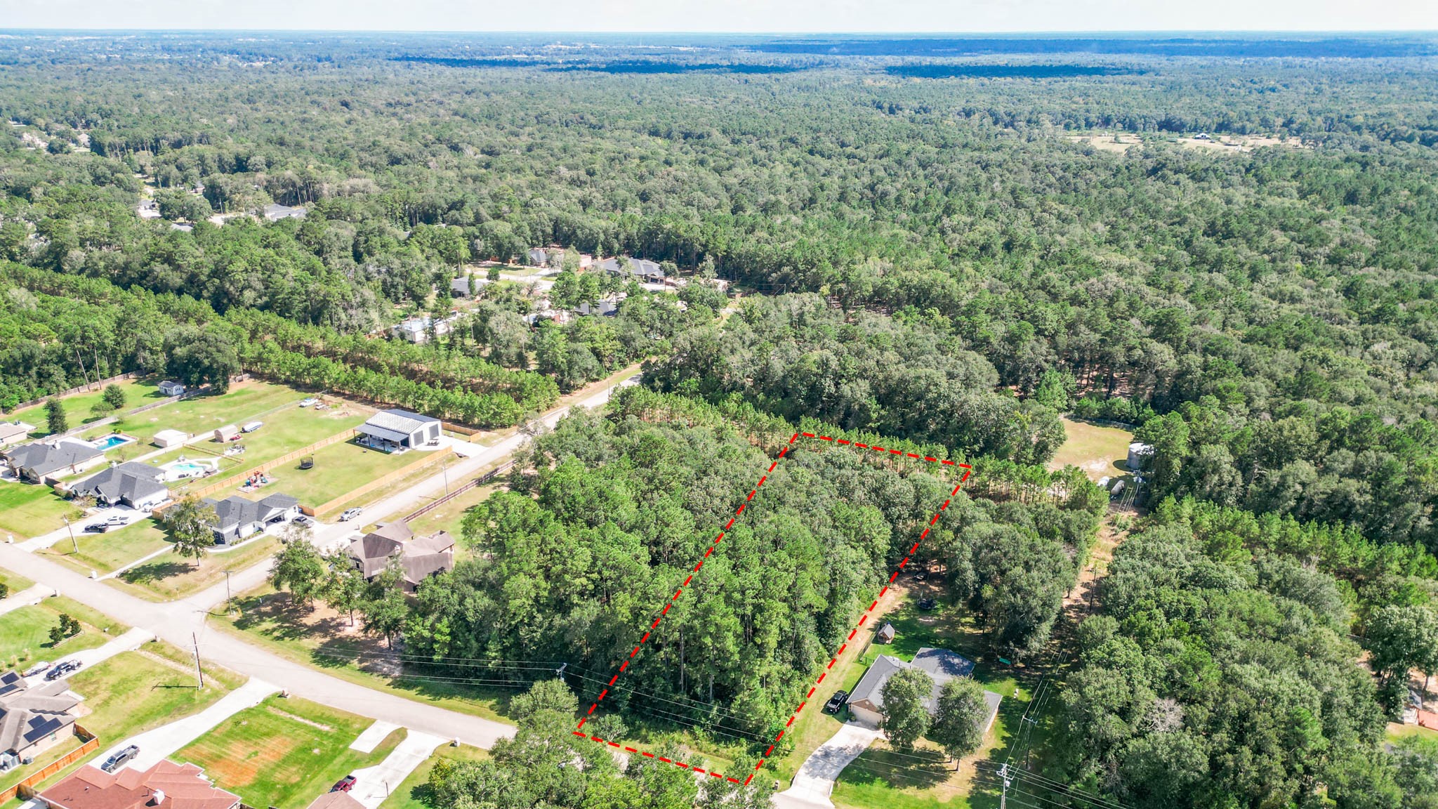27538 Rio Blanco Drive Splendora, TX 77372 - Photo 2 of 18 an aerial view of a house with a yard