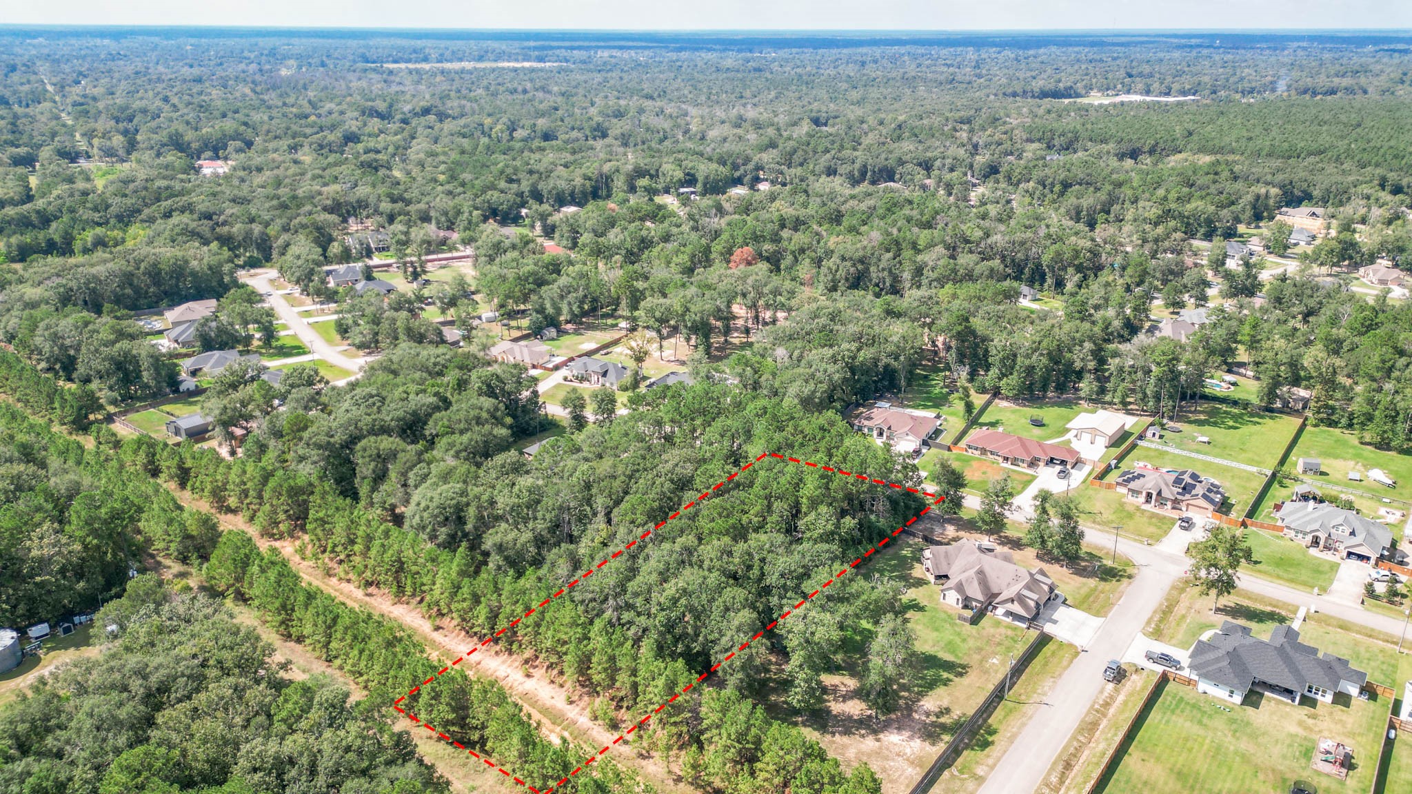 27538 Rio Blanco Drive Splendora, TX 77372 - Photo 6 of 18 an aerial view of a house with a yard