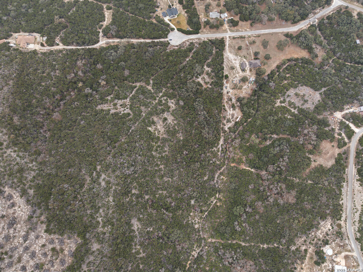 175 County Road 2765 Mico, TX 78056 - Photo 8 of 15 a view of a dry yard with large trees