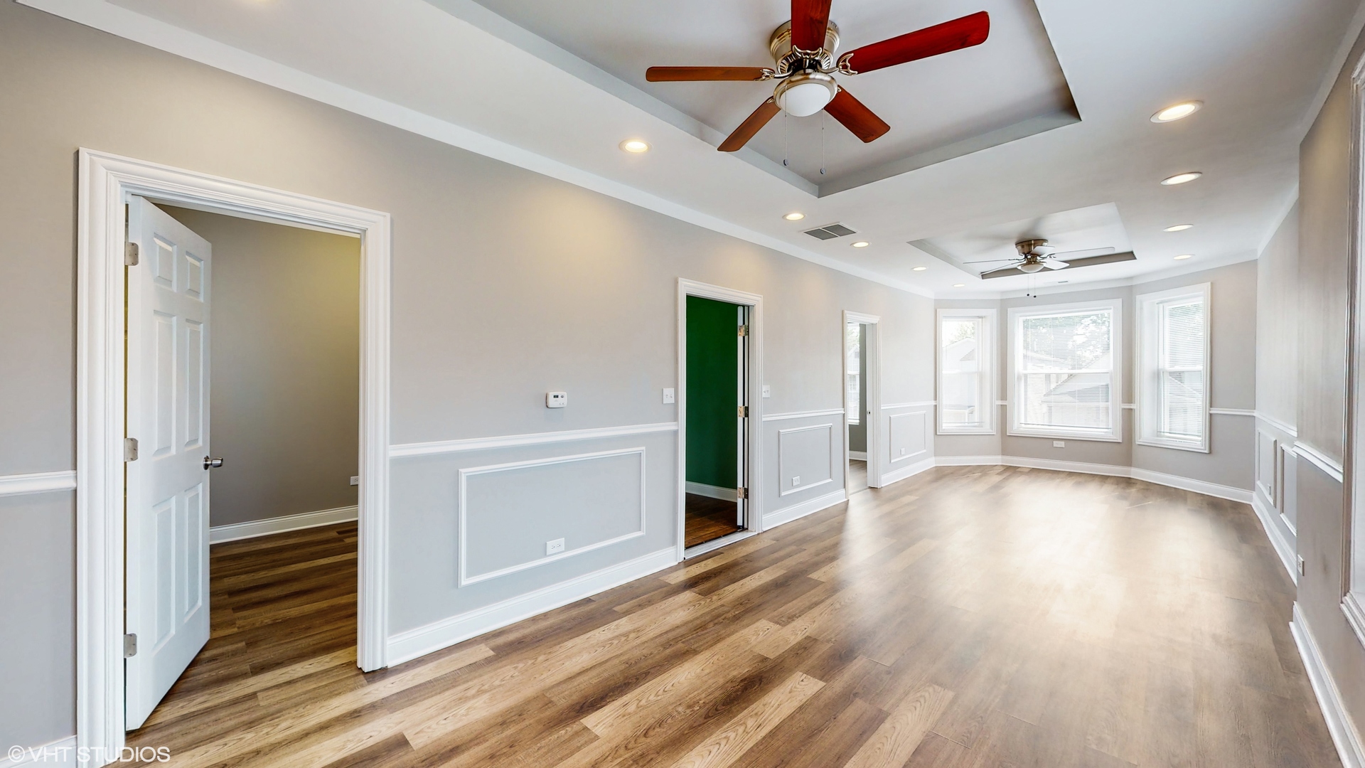 7316 South Peoria Street Chicago, IL 60621 - Photo 14 of 40 wooden floor in an empty room with a window
