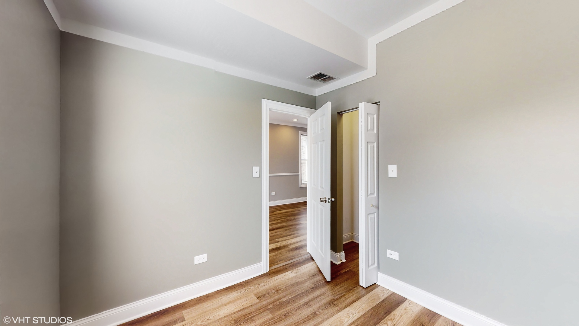 7316 South Peoria Street Chicago, IL 60621 - Photo 18 of 40 wooden floor in an empty room