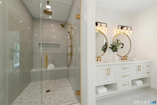 a bathroom with a sink and a bathtub