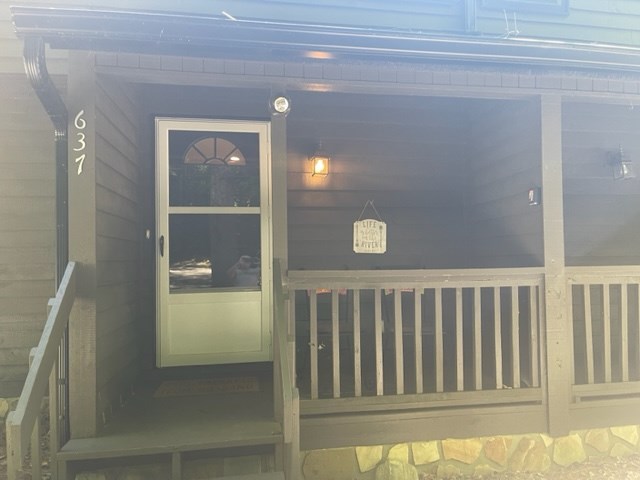 637 Riverside Drive Ellijay, GA 30540 - Photo 17 of 17 a view of staircase with white walls
