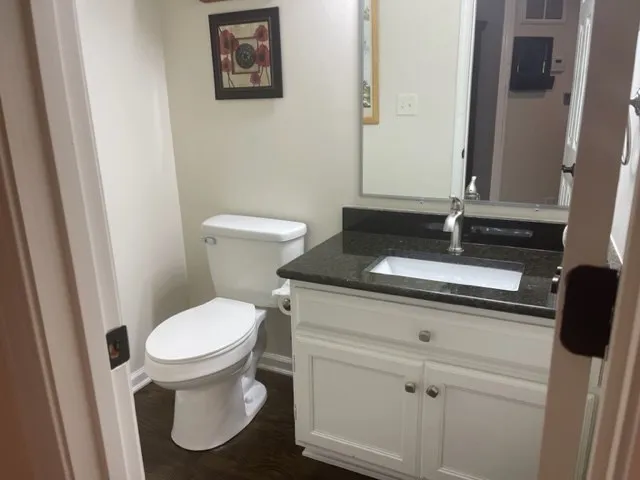 a bathroom with a sink and a toilet