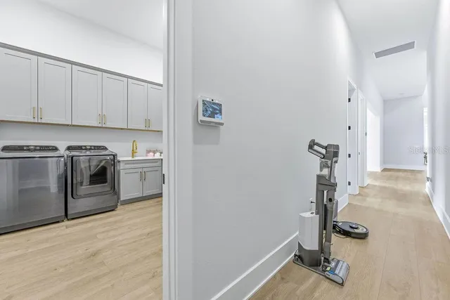 a view of a lake with mountains in the back