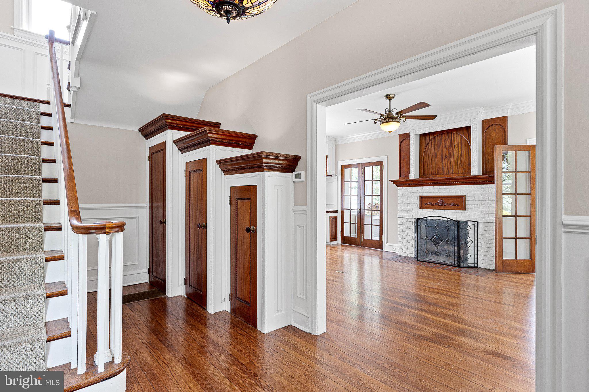 809 Shipley Road Wilmington, DE 19803 - Photo 14 of 51 Custom built-in closets w/African mahogany doors