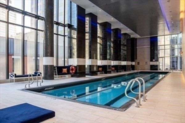 a view of a living room and bathroom