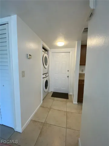 a view of an entryway door