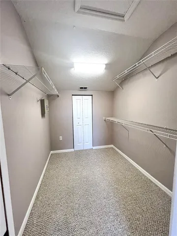 a bathroom with a shower and a toilet