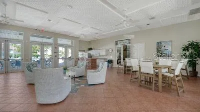 a room with furniture and window