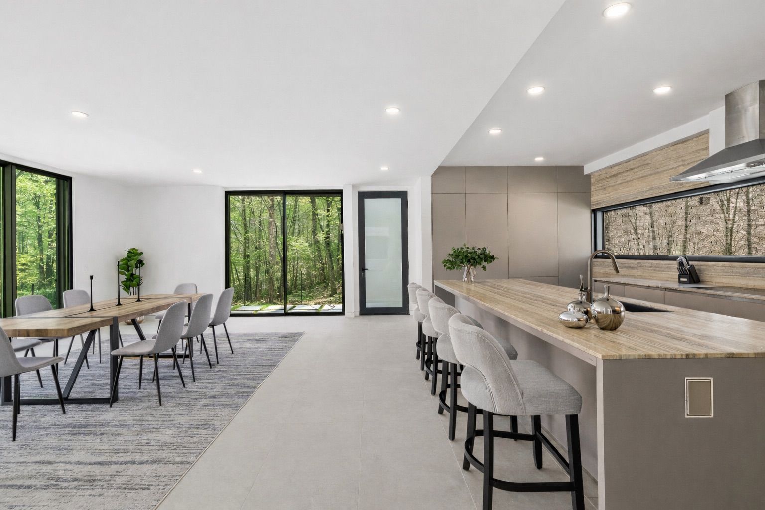 1694 Millstone Road Sag Harbor, NY 11963 - Photo 7 of 14 Seamless Kitchen–Dining Experience