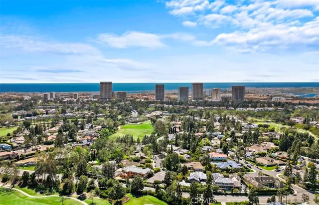 a view of big yard and ocean