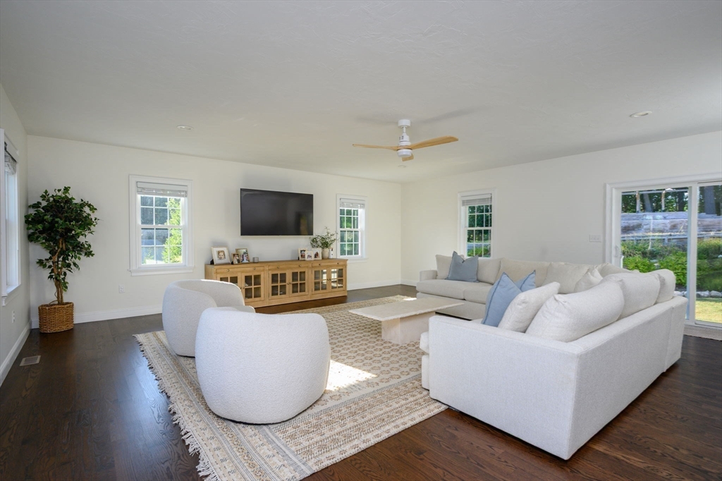 455 Broadway Hanover, MA 02339 - Photo 6 of 42 a living room with furniture and a flat screen tv