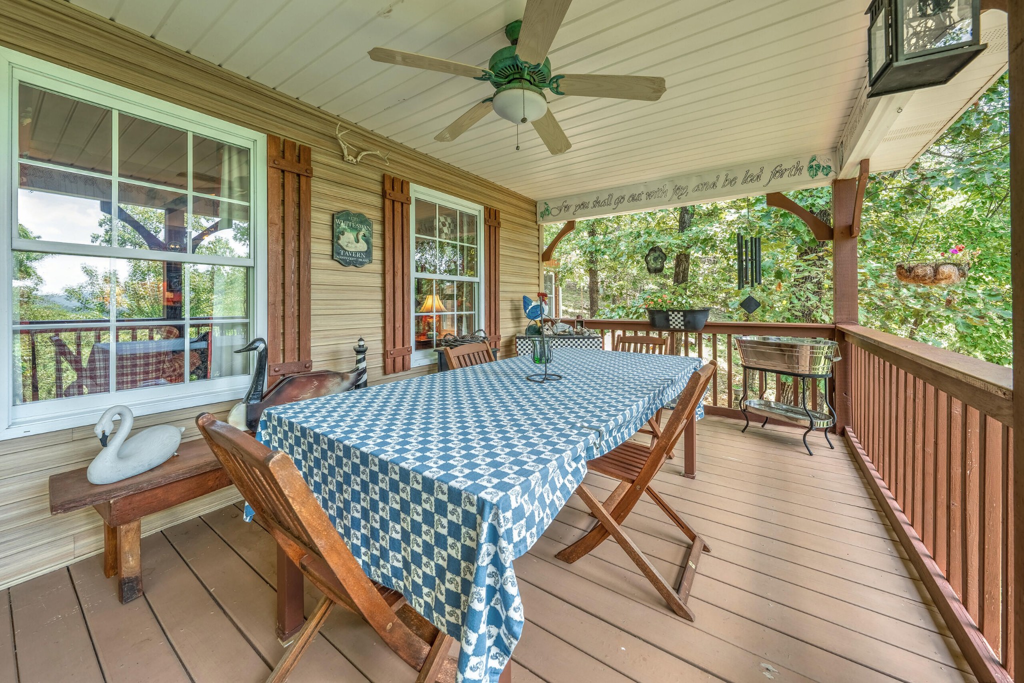 260 Deer Ridge Trail Ocoee, TN 37361 - Photo 27 of 72 a view of balcony with wooden floor and outdoor seating