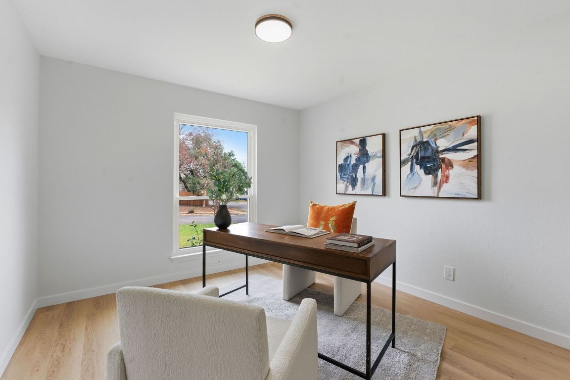 2701 Calabash Cove Austin, TX 78745 - Photo 27 of 40 a view of a workspace with furniture and a window