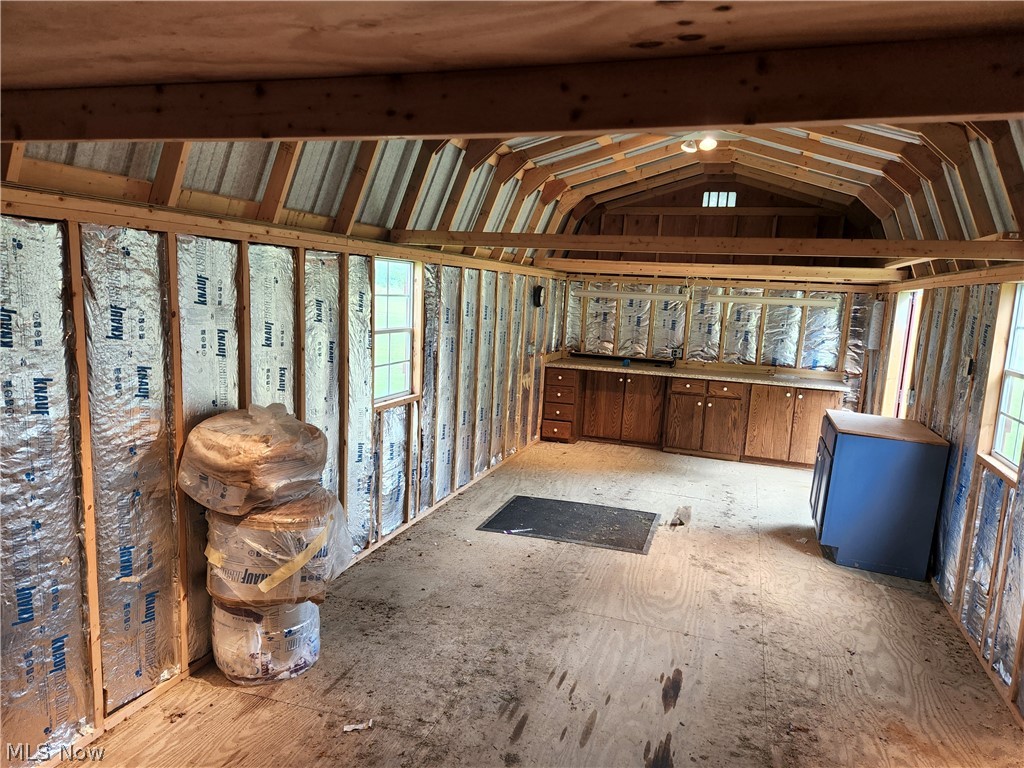 9740 Struthers Road New Middletown, OH 44442 - Photo 31 of 35 Shed Interior