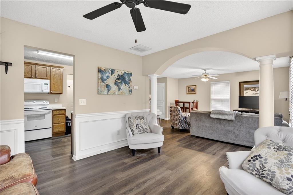 9 Darbys Run Way Hiram, GA 30141 - Photo 12 of 33 a living room with furniture and a wooden floor