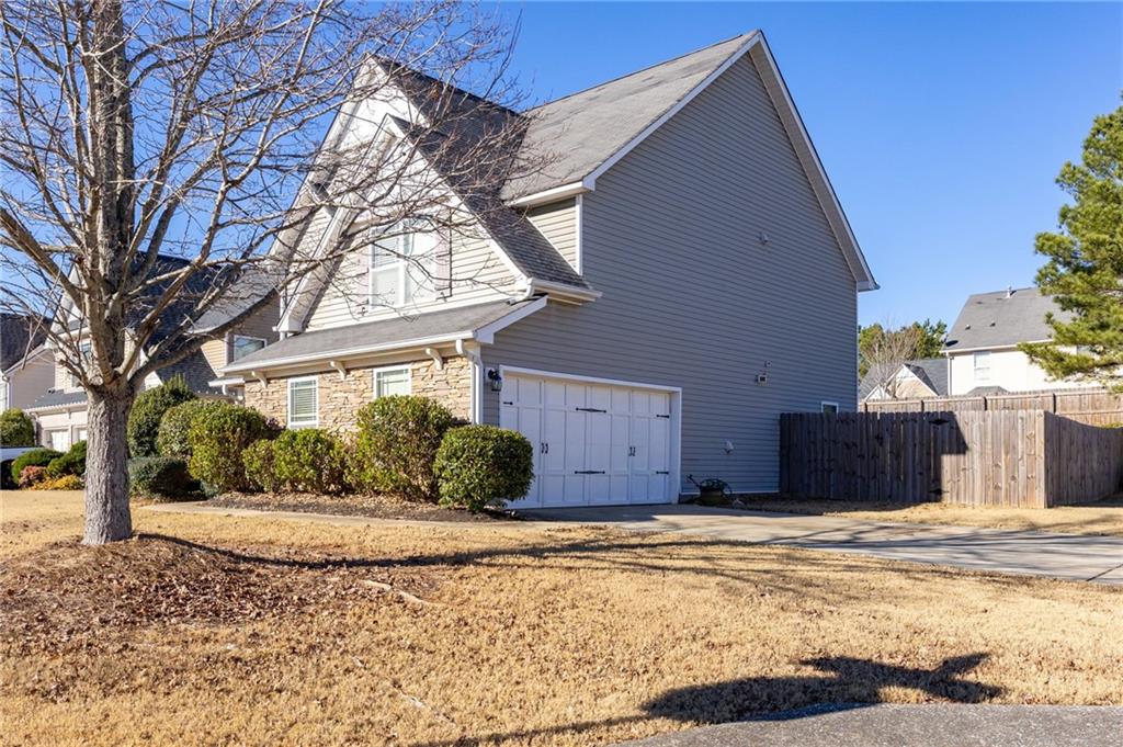 9 Darbys Run Way Hiram, GA 30141 - Photo 31 of 33 a view of a house with a snow in the yard