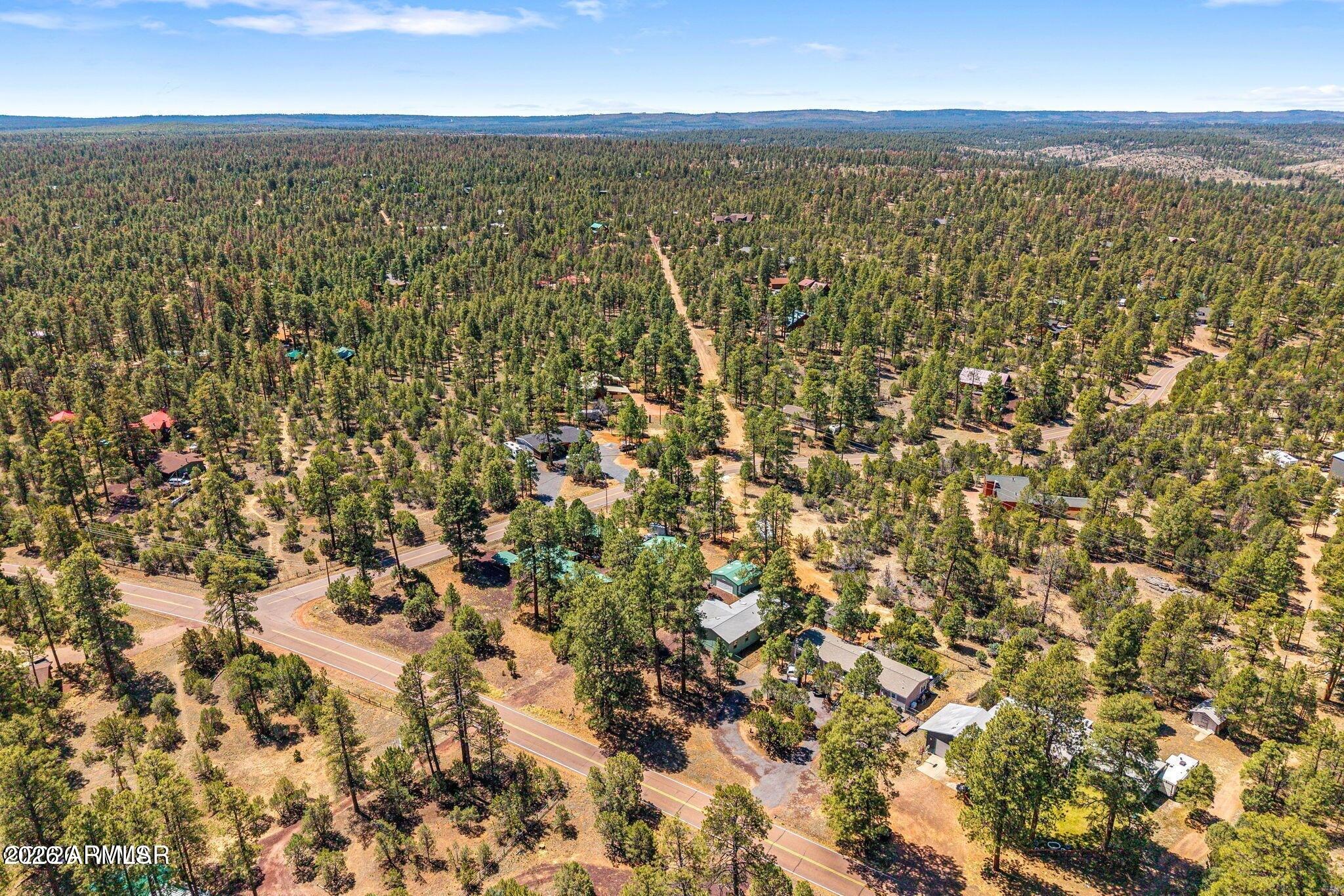 2908 Pine Rim Road, Unit LOT 7 Overgaard, AZ 85933 - Photo 22 of 24 an aerial view of residential houses with outdoor space