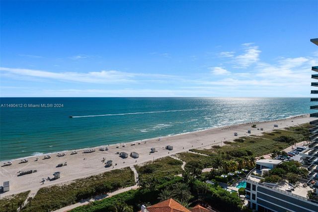 a view of an ocean beach