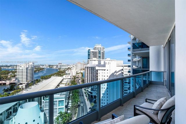 a balcony with city view