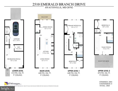 $550,000 | 2510 Emerald Branch Drive, Hyattsville, MD 20782