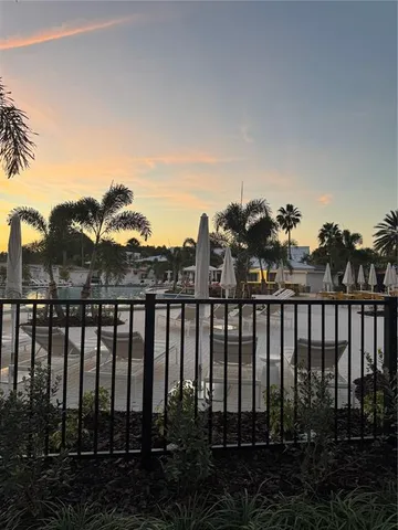 a view of a city from a balcony