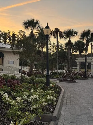 a view of a street with houses