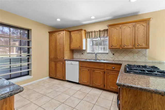 a view of a hallway with front door