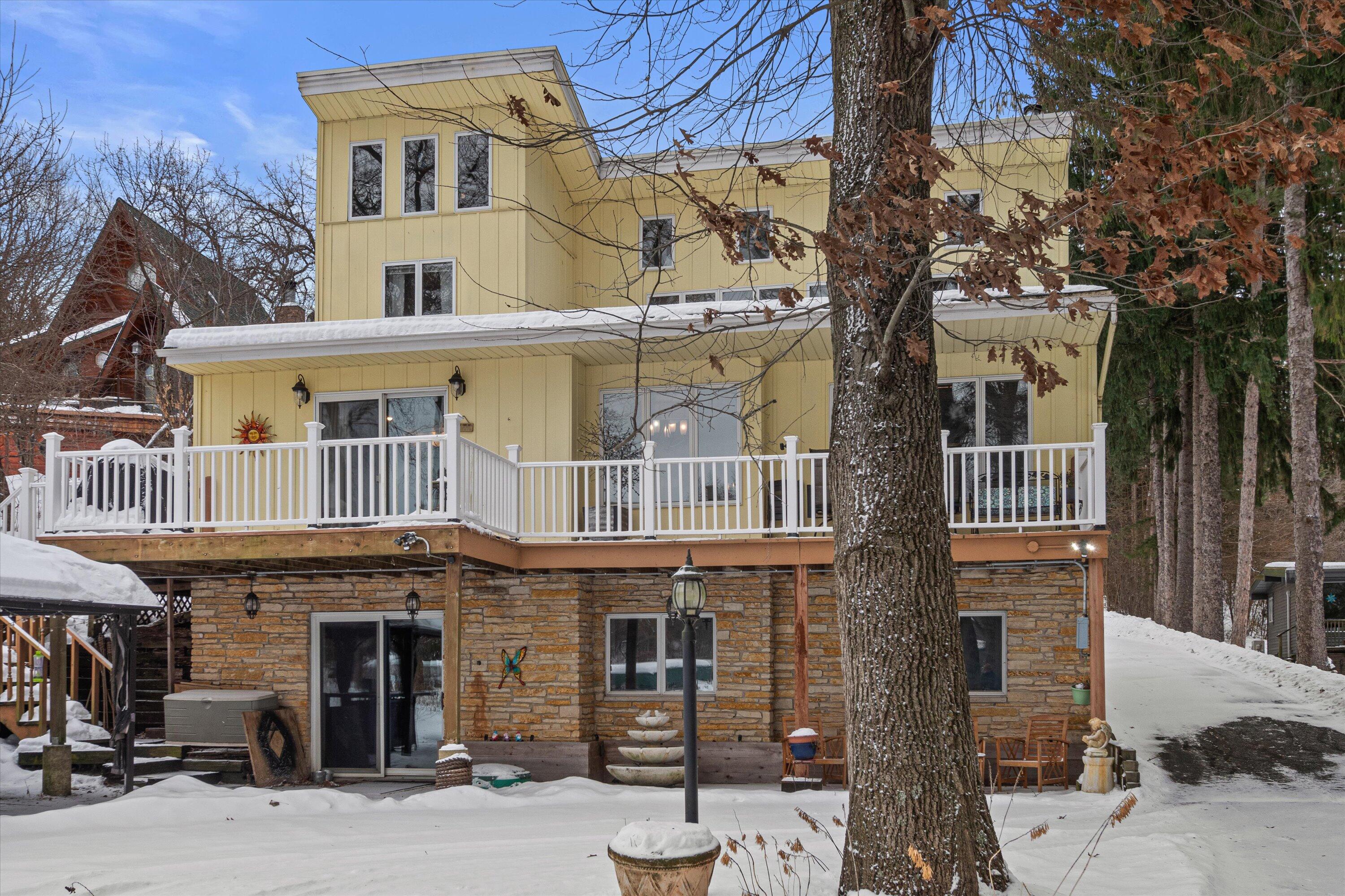 S108W34703 Jacks Bay Road Mukwonago, WI 53149 - Photo 51 of 74 2 Full Decks with Lake Views